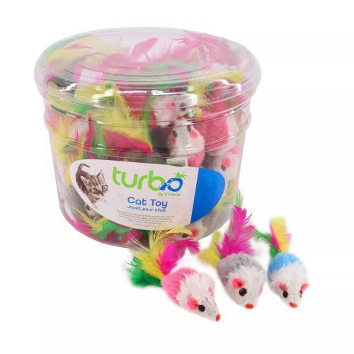 Bulk Feather Mouse Cat Toy